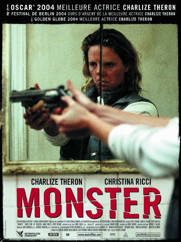 名称：女魔头 Monster (2003)描述：　沃诺斯(查理兹·塞隆 Charlize Theron 饰)童年的不幸把她推向了罪孽深重的人生