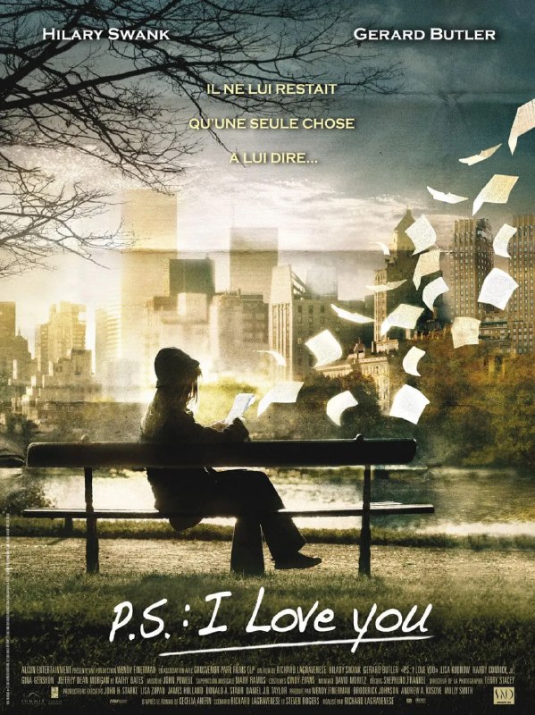 名称：附注：我爱你 P.S. I Love You (2007)描述：霍莉(希拉里•斯万克 饰)与盖里(杰拉德•巴特勒 饰)深爱彼此，虽然有时候他们会有争吵，可是这些都是他们生活中的情趣