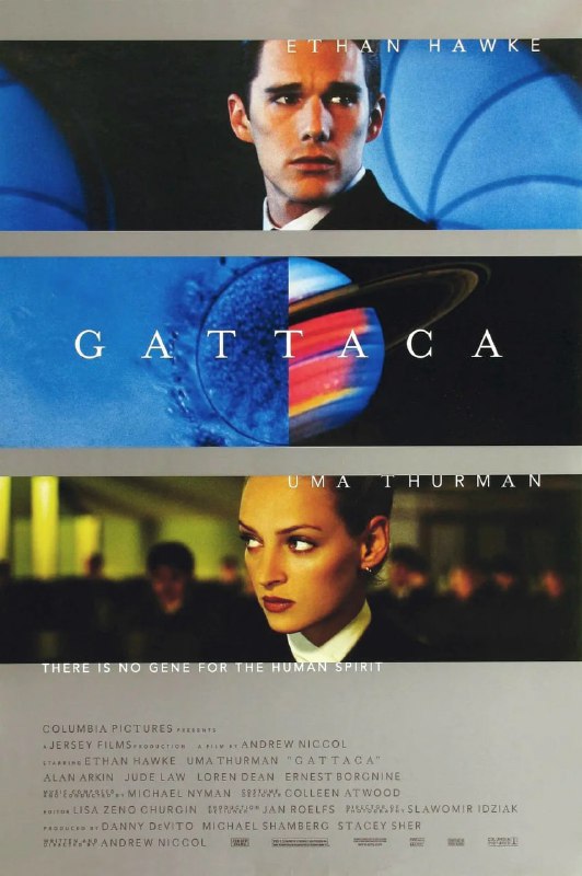 名称：千钧一发 Gattaca (1997)描述：未来的世界，科技的力量胜过一切，基因决定命运，几乎成为金科玉律