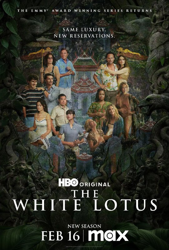 名称：白莲花度假村 第三季  The White Lotus Season 3 (2025) 【更新至04集】【1080p】【中英字幕】【美剧】附1-2季描述：第三季以泰国一家高级度假村为背景，讲述了不同客人和员工在一周时间里的种种经历