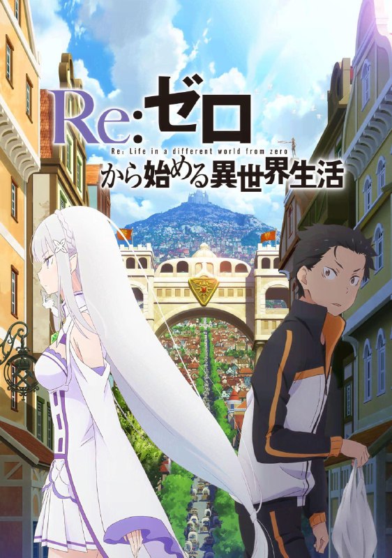 名称：【日漫】Re：从零开始的异世界生活 更新至第三季10集 全3季+OVA 日语简中 动漫国字幕组 2016-2024 1080P描述：在从便利商店回家的路上，突然被异世界召唤的少年菜月昴