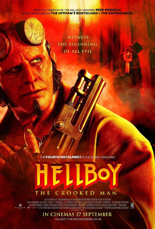 名称：地狱男爵：歪曲人 / Hellboy: The Crooked Man [中英双字][超清][美国][2024]描述：故事背景设定在1950年代，阿德莱恩·鲁道夫饰演超自然现象研究与防御局 (BPRD) 的一名菜鸟特工，她与地狱男爵联手保护阿巴拉契亚居民免受恐怖的扭曲人的侵害，而扭曲人在为恶魔收集灵魂