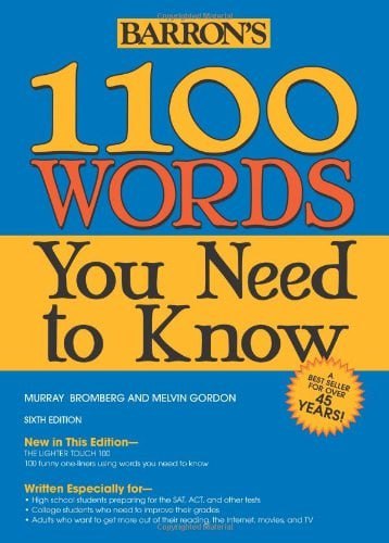 名称：1100 Words You Need to Know   豆瓣9.9描述：豆瓣9.9分！英文原版词汇书《1100 Words You Need to Know》（附全套音频）包含920个核心单词和200个核心短语，畅销45年，如果你的词汇量不多，又没有耐心和毅力狂刷单词，这本书一定要收好了，短小精悍说的就是它！链接：