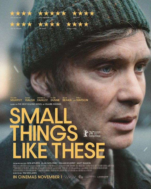 名称：像这样的小事 / Small Things Like These [2024][中英双字] [超清][豆瓣6.5]描述：影片改编自爱尔兰作家克莱尔·吉根的同名小说