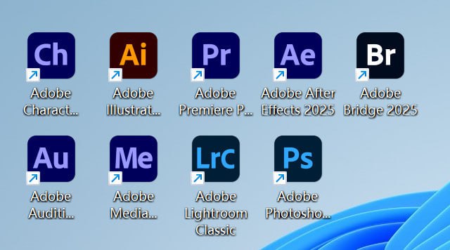 名称：Adobe 2025抢先版描述：【pc】Adobe2025抢先版,其包括PS、AE、lr、ME等9款软件,一键安装激活!链接：