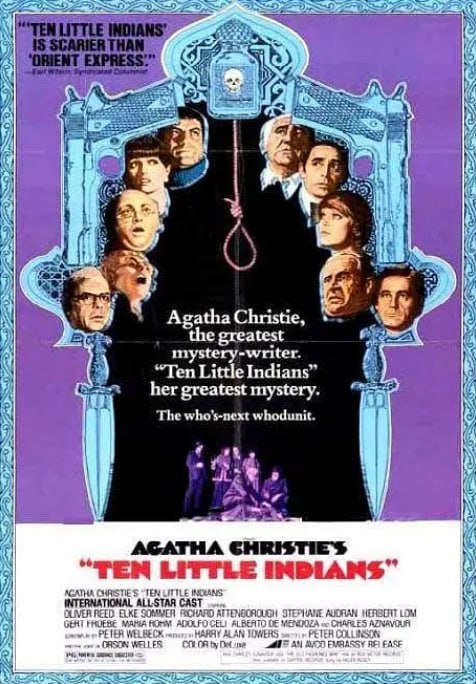 名称：无人生还 Ten Little Indians (1974) 5G.描述：阿加莎克里斯蒂书的更新版本“然后没有