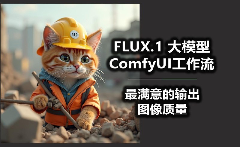 名称：B站精品课《AI-Comfyui工作流+FLUX模型视频教程合集 (附配套课件) 》描述：本合集涵盖了从入门到精通的ComfyUI工作流教程，结合FLUX模型，帮助用户快速掌握AI工作流的核心技能