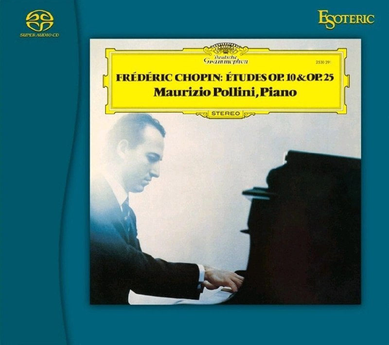 名称： 肖邦：练习曲 作品10 & 作品25 - 毛里齐奥·波利尼 (2021) SACD DSD 描述：Chopin - Etudes Op. 10 & Op. 25 (Maurizio Pollini) 编号 Esoteric ESSG-902391972/2021 (Classical) 肖邦：练习曲 作品10 & 作品25 - 毛里齐奥·波利尼 (2021) SACD链接：